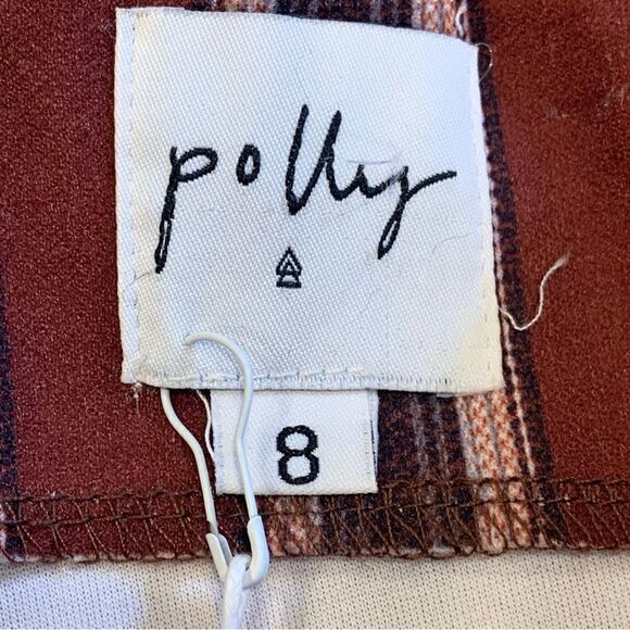 Princess Polly Campbell Pants in Rust Size 8 - Picture 8 of 13